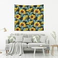 thumbnail image 5 of Sunflower and Butterfly Tapestry Aesthetic Tapestry Wall Hanging 90" x 60" Inches Home Decor Gifts, 5 of 6