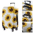 thumbnail image 5 of White Sunflower Pattern Luggage Cover Fashion Suitcase Cover Baggage Covers Fit 25-28 Inch Luggage (Go Travel), 5 of 5