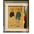 thumbnail image 2 of Historic Framed Print, Gaikoku jinbutsu zuga - Amerika Translation:People from foreign lands - Americans., 17-7/8" x 21-7/8", 2 of 9