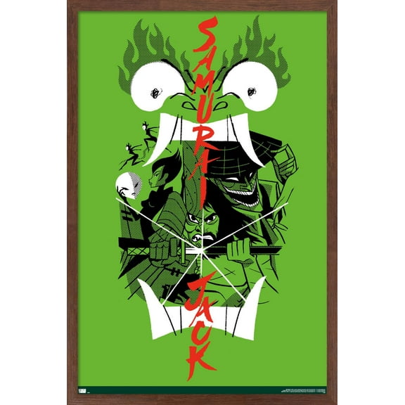 Samurai Jack - Ensemble Wall Poster, 14.725" x 22.375", Framed