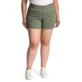thumbnail image 1 of Democracy AB Tech High Rise Cargo Shorts Green Plus Size 22W, 1 of 1