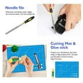thumbnail image 3 of Fixdono 3D Printer Parts Tool Kit with Nozzle Cleaning Needles, Multicolor, 42 Count, 3 of 7
