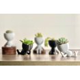 thumbnail image 3 of Little People Planter  Laying on Tummy Planter Gift Idea, People Laying on Tummy Planter, Bar Decor, Table Decor, Plant Gift Idea, Cute Succulent Planter Twinkling Black, 3 of 7