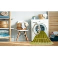 thumbnail image 2 of Ahgly Company Tapis d'Intérieur Lavable en Machine Carré Transitionnel Jaune Foncé Vert, 7 Pieds Carré, 2 of 7