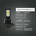thumbnail image 6 of For Hyundai Tiburon 2003-2006 LED Headlight Bulb H7 Low Beam Super Bright 6500K White Pack of 2, 6 of 11