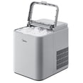 thumbnail image 1 of Midea MERI26B1AGY Countertop Bullet-Ice Maker, 8 Ice Bullets Ready in 6 Minutes, 26lbs/24H, Self-Cleaning Function with Ice Scoop and Basket for Home/Office/RV, 1 of 7