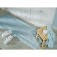 thumbnail image 2 of mDesign Microfiber Bath Mats - 3 Piece Bathroom Rugs - Set of 3 - Water Blue, 2 of 8