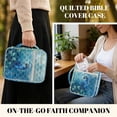 thumbnail image 2 of FOR U DESIGNS Peacock Pattern Bible Cover Portable Bible Carrying Case Lightweight Church Bag Bible Protective Bible Carrier Tote Bag Christian Gifts Accessories, 2 of 7