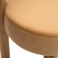 thumbnail image 5 of Carmel Cognac Velvet Dining Chair, 5 of 5