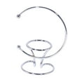 thumbnail image 4 of Soporte de bola de cristal de Metal Hugo Plata, 4 of 10