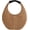 Khaki, variant on Straw Bag for Women,Summer Hand Woven Small Hobo Handbag Purse,Solid Round Top-Handle Clutch for Beach Straw Bags
