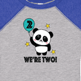 thumbnail image 4 of Inktastic Twins 2nd Birthday Panda Boys or Girls Baby Bodysuit, 4 of 5