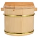 thumbnail image 1 of ColoMX Juego de cubo de arroz de madera, cubo de arroz para Sushi con tapa, barril de arroz cocido, bañera mezcladora, 1 Juego, 1 of 8