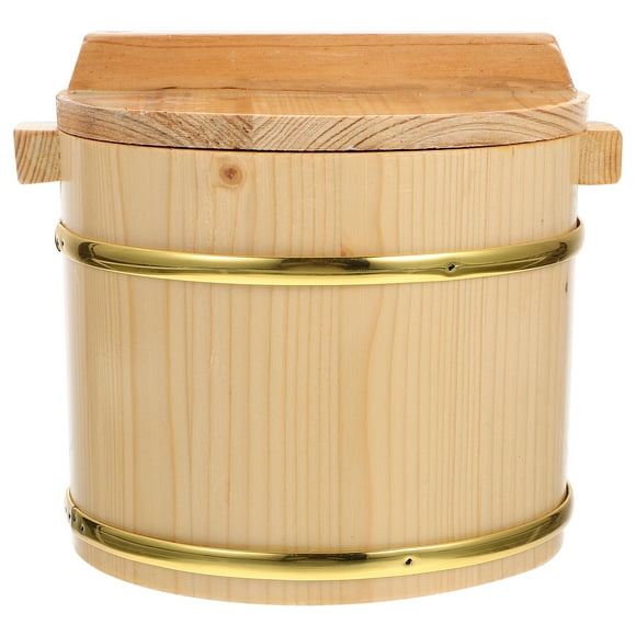 Juego de cubo para mezclar arroz, recipiente para servir arroz, cubo de exhibición para Sushi, cubo para arroz para restaurante, 1 Juego