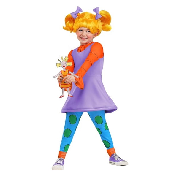 Nickelodeon Rugrats Angelica Girl's Costume | Nickelodeon Costumes ...