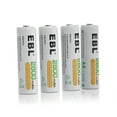 thumbnail image 3 of EBL 8Pack Rechargeable AA Batteries 1.2V 2800mAh Precharged Ni-MH AA Battery New Retail Package, 3 of 12