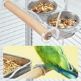 thumbnail image 4 of Necvior Cage Mounted Parakeet Feeder Bowl Durable Parakeet Food Container Easy to Clean, 4 of 13