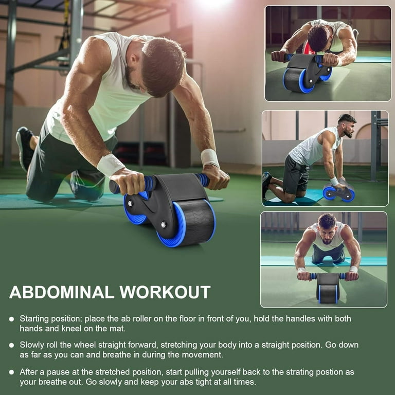  Zenzation Athletics 2-In-1 Ab Wheel Roller Massager Exerciser,  Ab Workout Fitness Equipment for Home, Gym : Everything Else