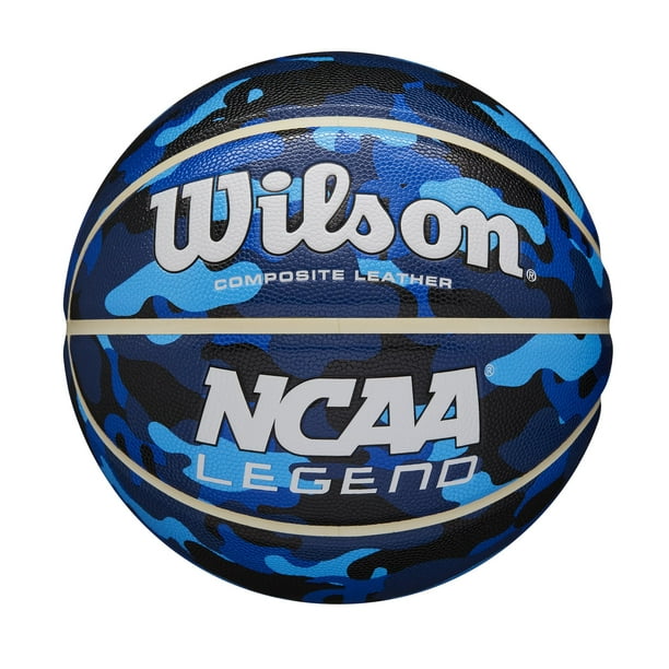Baloncesto WILSON NCAA Legend azul Camo Sz 5 para interiores y exteriores