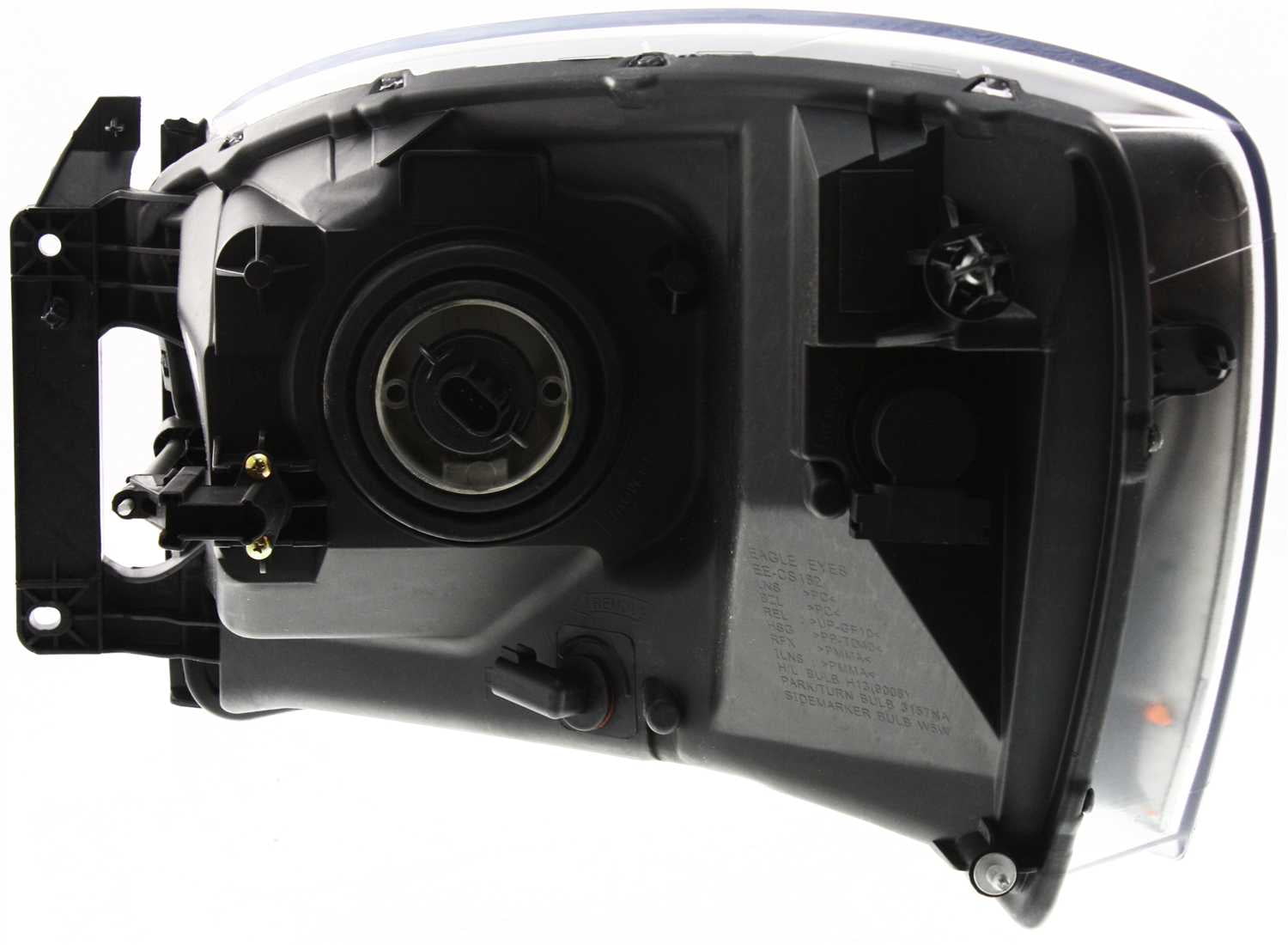 Headlight Compatible With 2006 Dodge Ram 3500 2500 Right Passenger Halogen With bulb(s)