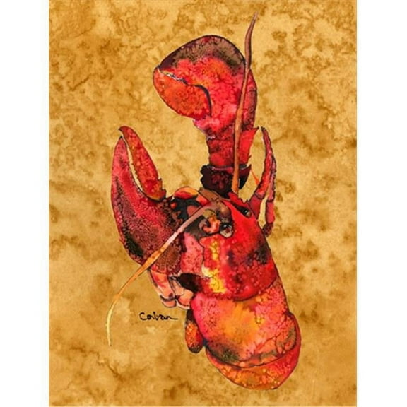 Lobster Cooked Canvas Flag - House Size, 28 x 40 in.