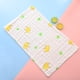 thumbnail image 1 of Toalla de gasa para lavado de cara de bebé, suave, absorbente, de alta densidad, estampada, para recién nacidos, cuadrada, 1 of 6