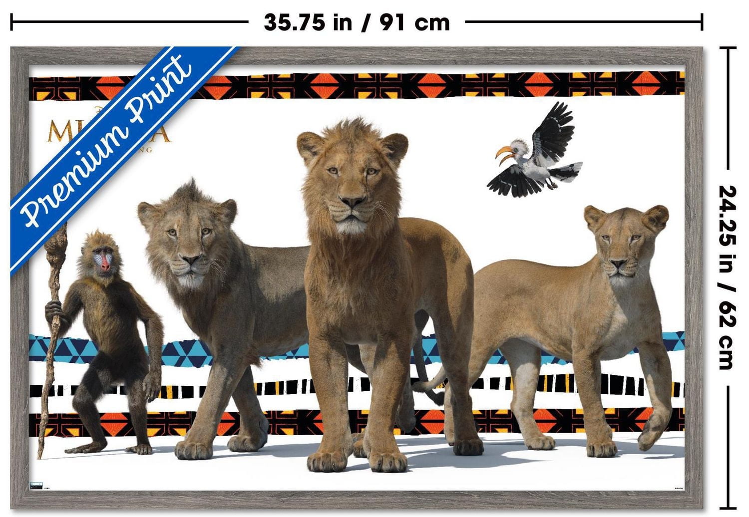 Disney Mufasa: The Lion King - Group Wall Poster