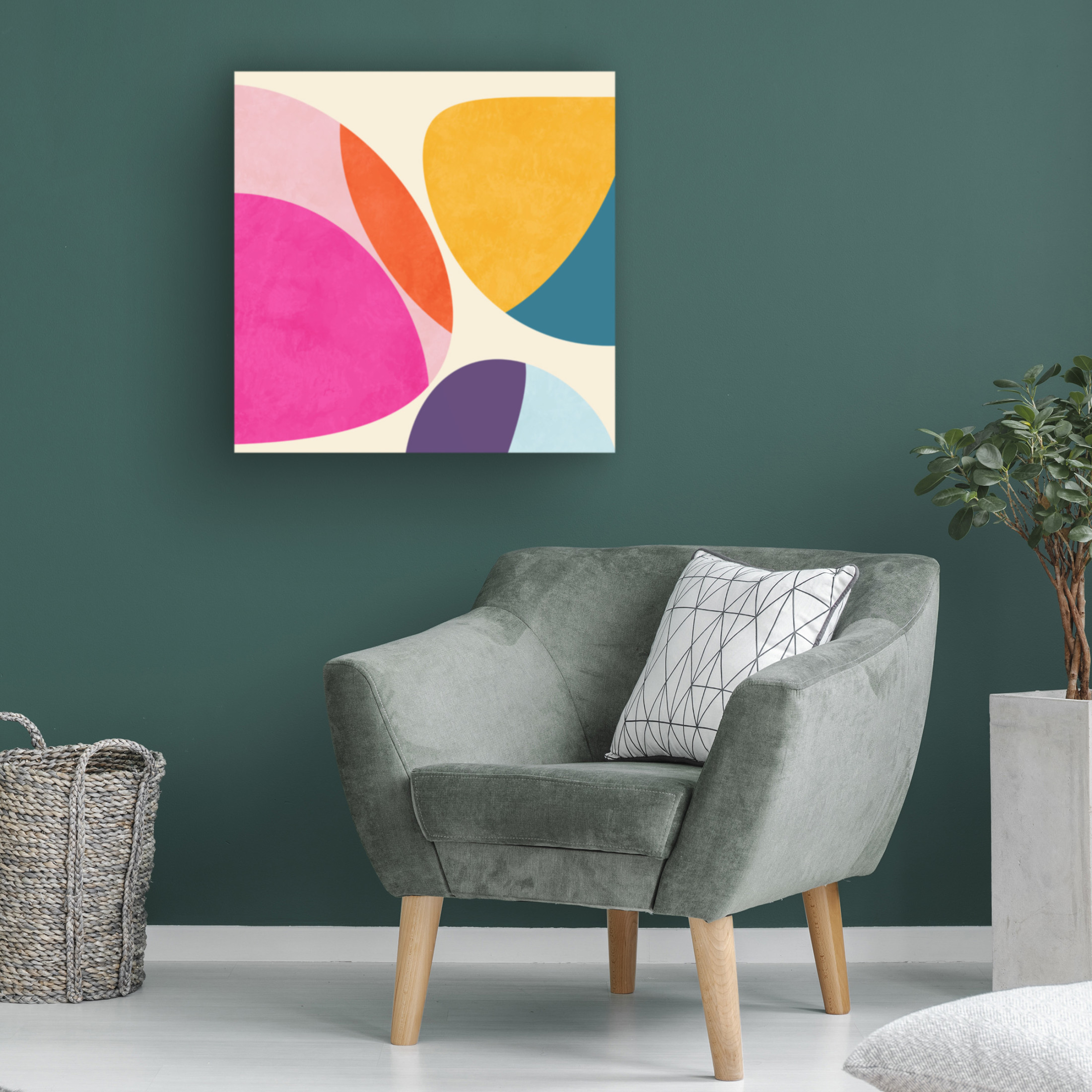 Trademark Fine Art Ana Rut Bre Pattern3 Mid Bunt 3 Canvas Wall Art