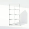 thumbnail image 4 of Furinno Cubic Open Back Multipurpose Clothing & Closet Storage Organizer Shelf, 8-Cube, White, 4 of 6