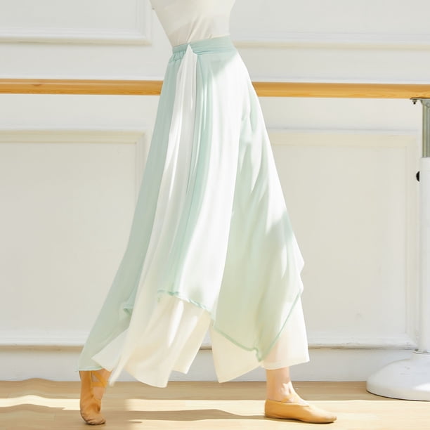 WILLBEST Pantalones Casuales de Mujer Para Danza y Ejercicio - Pantalones Clásicos de Pierna Ancha Para Entrenamiento y Gimnasia - Pantalones de Pierna Larga Para Mayor Comodidad y Flexibilidad