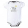 thumbnail image 7 of Hudson Baby Cotton Bodysuits 6pk, Star And Moon, 12-18 Months, 7 of 7