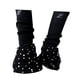 thumbnail image 3 of Calentadores de piernas para patinaje artístico, calcetines de pantorrilla, ropa ligera y cálida, accesorios anti Negro, 3 of 8