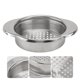 thumbnail image 1 of unbranded Colador De Acero Inoxidable Para Escurrir Líquidos Enlatados Como Atún Frijoles Y Vegetales, 1 of 8