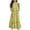 Yellow, variant on AJTQTH Girls Floral Sundress Ruffles Short Sleeve High-Waisted Dress Pockets Summer Crewneck Casual Tunic Gowns Red 6 Years