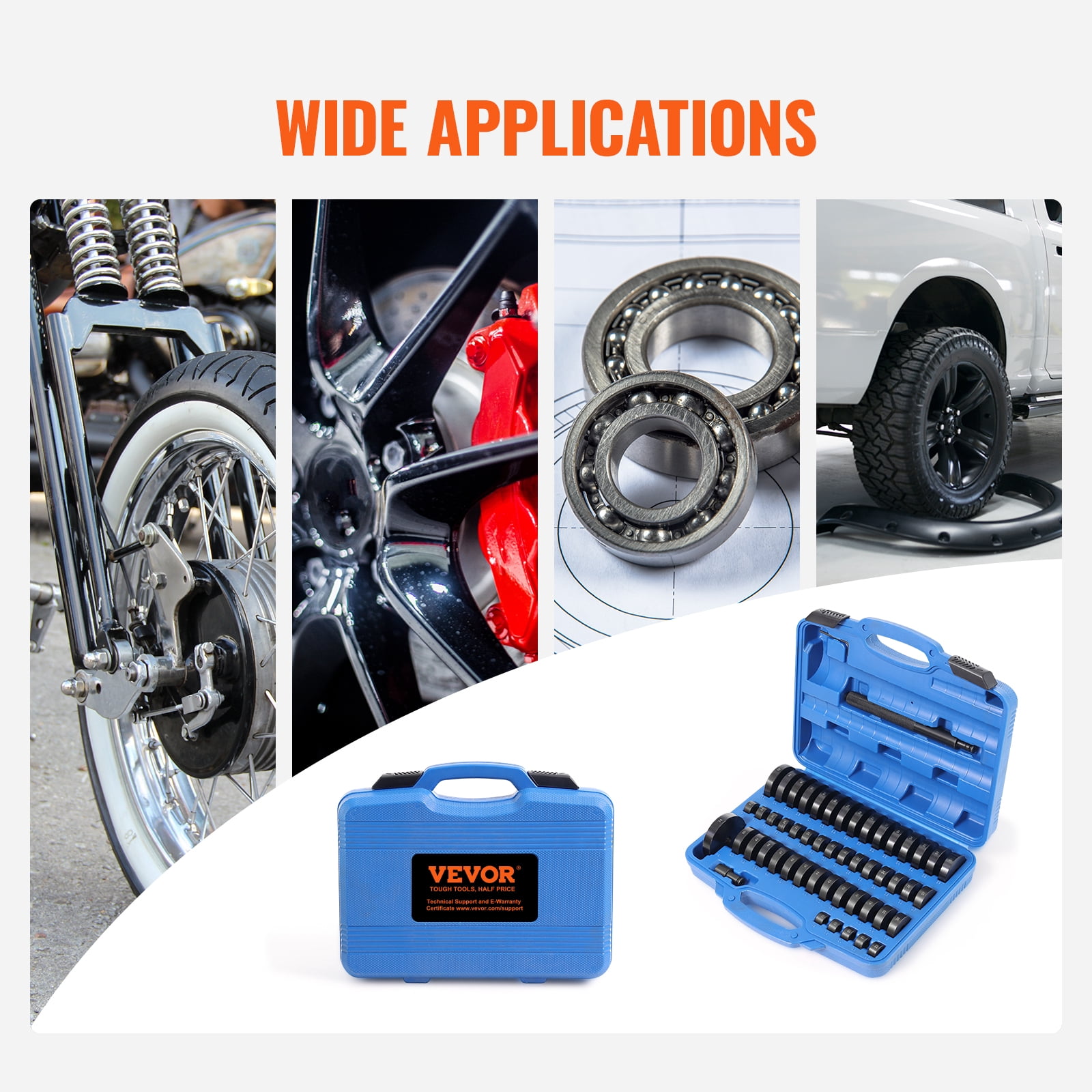 BENTISM 52 Pcs Custom Bushing Press Kit Transmission Wheel Bearing Race Seal Kit