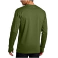 thumbnail image 5 of SHTXOZHI Men's Long Sleeve Shirts Solid Color Crew Neck Sport Tops Sun Protection Casual Fall Winter Layering Tee Shirts, 5 of 7