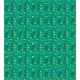 thumbnail image 3 of Ambesonne Hawaiian Duvet Cover Sets, Hula Girls Palms Sailboats, 2-Twin, Dark Seafoam and Multicolor, 3 of 4
