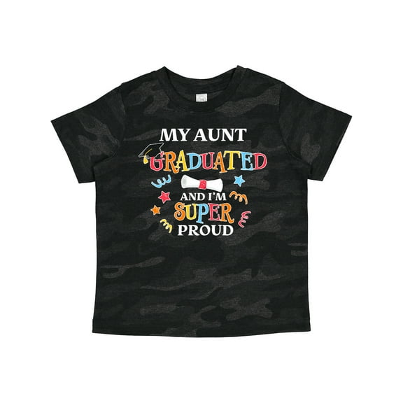 Inktastic My Aunt Graduated and I'm Super Proud Boys or Girls Toddler T-Shirt