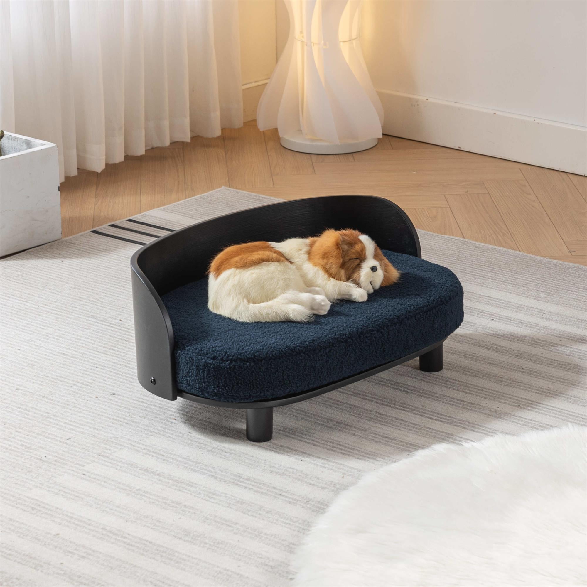 Pefilos 52" Orthopedic Dog Bed with 7.9" Thick Gel Memory Foam, Durable Flannel Fabric Pet Sofa for Indoors Dogs, Brown Pefilos 52" Orthopedic Dog Bed with 7.9" Thick Gel Memory Foam, Durable Flannel Fabric Pet Sofa for Indoors Dogs, Brown