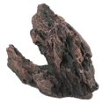 thumbnail image 4 of Fish Tank Simulation Rockery Resin Craft Aquarium Landscaping Stone Fish Hideout Home Decoration 25x18cm Brown 1Pcs, 4 of 5