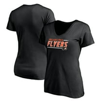 Women's Black Philadelphia Flyers Mascot In Bounds V-Neck T-Shirt