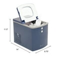 thumbnail image 6 of Avanti Portable Countertop Ice Maker, in Dark Blue (IM1216DB-IS), 6 of 13