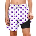 thumbnail image 2 of Guluxicc Boys Swim Trunks with Compression Kids Printed Beach Shorts Summer Quick Dry Bathing Suit Swimsuit with Pockets, 2 of 10