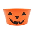 thumbnail image 6 of Large Plastic Jack-o'-Lantern Serving Bowl, Orange, 11.1", Halloween by Way To Celebrate, 6 of 12