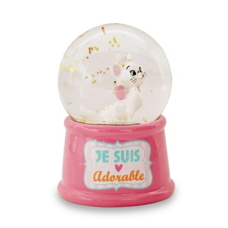Mermaid & Seahorse On Seashell Iridescent Glitter Glass Snow Globe w/W –  Aura In Pink Inc.