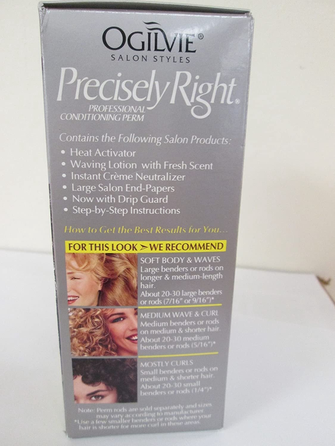 Ogilvie Precisely Right Permanent Color-Treated Hair With Color Protection, 5-Pack
