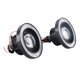 thumbnail image 5 of 2 luces antiniebla para coche, anillo de halo LED de 3,5 pulgadas, 30 W, 1200 lm, apertura de 6000 K a 7000 K, luz de conducción DRL COB, 5 of 15