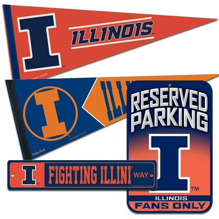 Illini Fan - Illinois Fighting Illini WinCraft Fan Cave Set - No Size