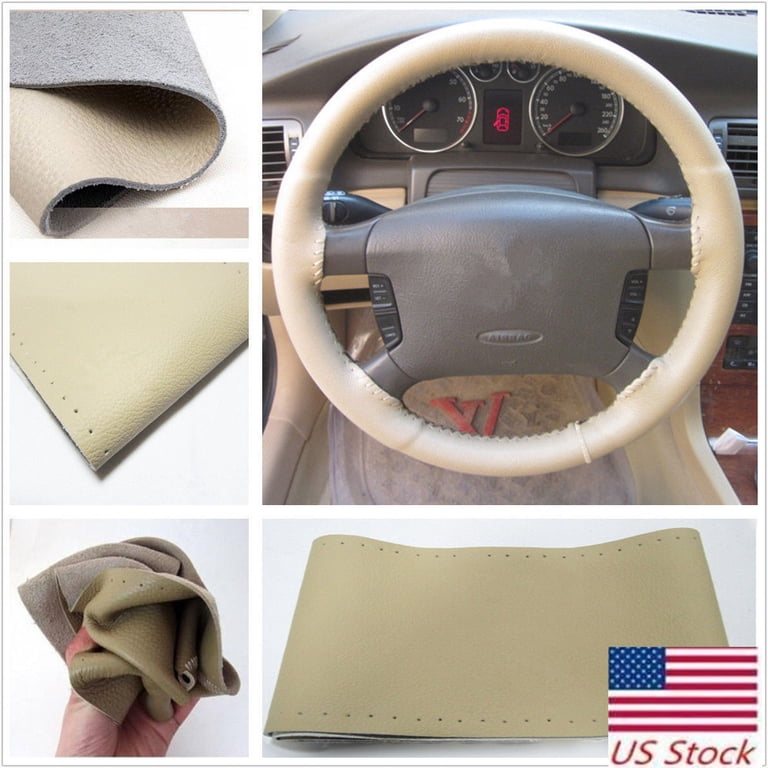 Leather steering wheel cover installation tips