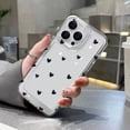 thumbnail image 5 of Funda de teléfono para iPhone 14 13 15 16 Pro Max 12 11 X XR XS 7 8 16 Plus SE 2022 Funda de silicona suave transparente con gráfico de corazón, 5 of 5